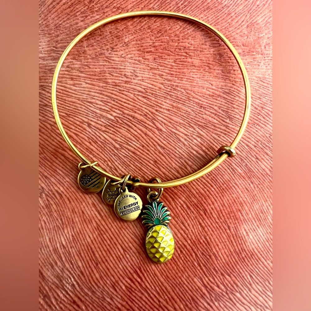 Alex and Ani pineapple bracelet